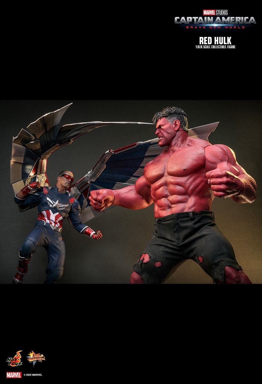 Hot Toys MMS797 - Marvel Comics - Captain America : Brave New World - Red Hulk Thaddeus Ross 【Pre-Order】