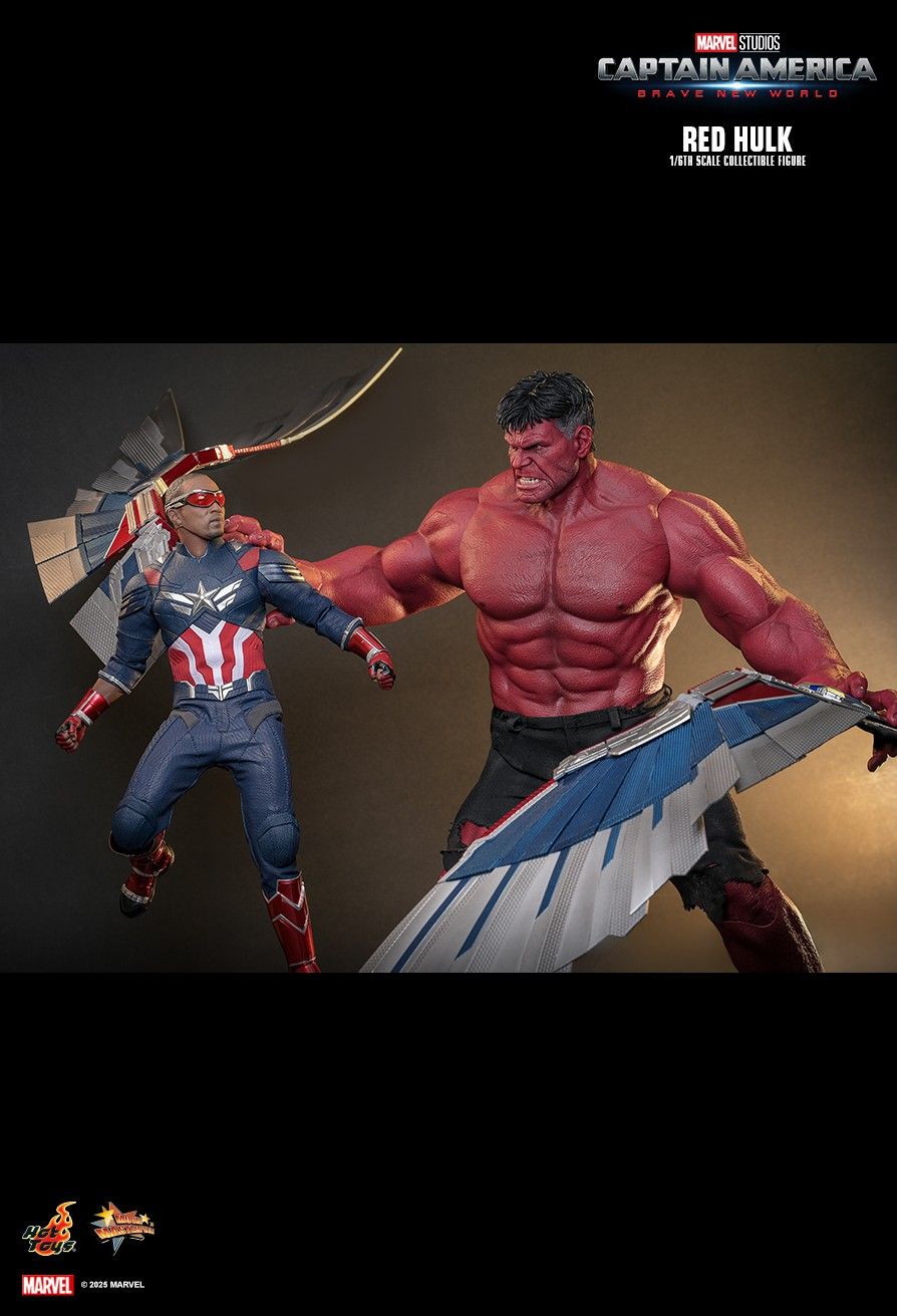 Hot Toys MMS797 - Marvel Comics - Captain America : Brave New World - Red Hulk Thaddeus Ross 【Pre-Order】