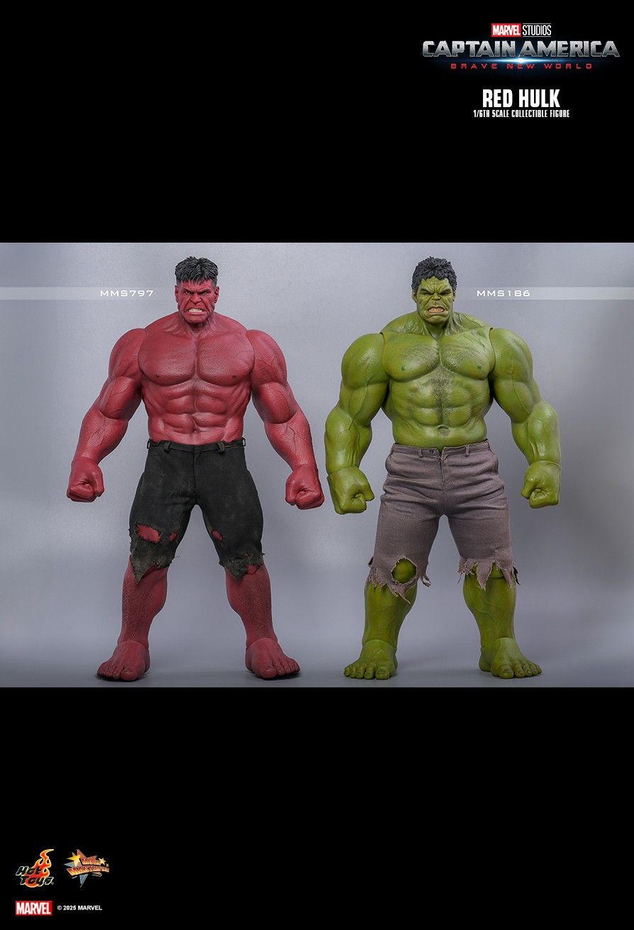 Hot Toys MMS797 - Marvel Comics - Captain America : Brave New World - Red Hulk Thaddeus Ross 【Pre-Order】