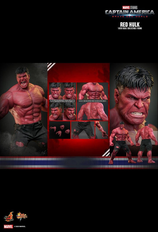 Hot Toys MMS797 - Marvel Comics - Captain America : Brave New World - Red Hulk Thaddeus Ross 【Pre-Order】
