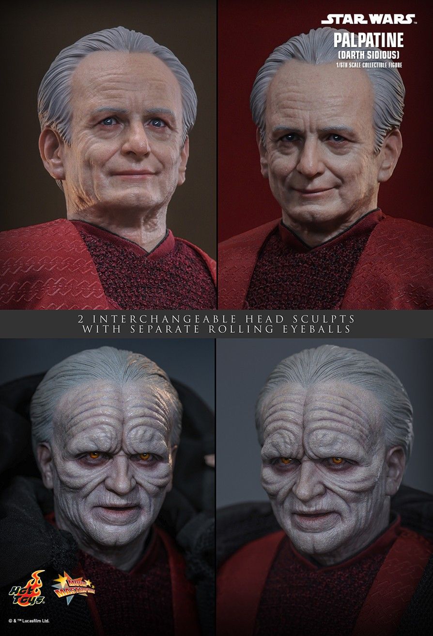 Hot Toys MMS805 - Star Wars : Revenge Of The Sith - Palpatine Darth Sidious 【Pre-Order】