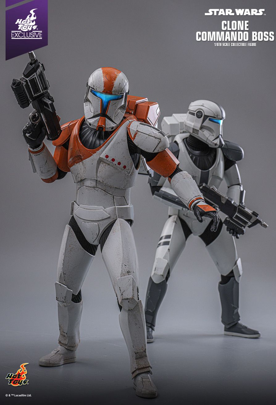 Hot Toys TMS151 - Star Wars : The Clone War - Clone Commando Boss