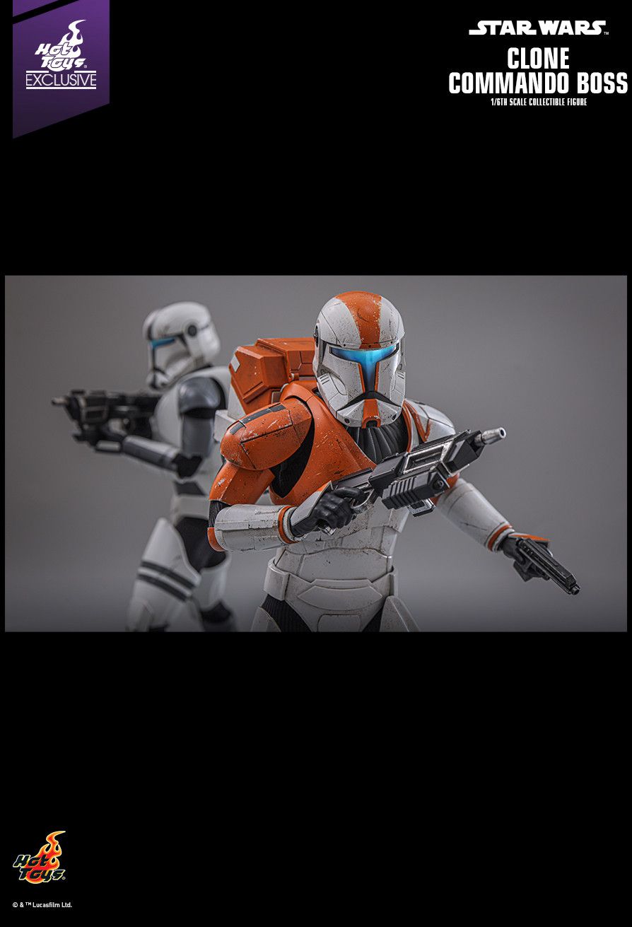 Hot Toys TMS151 - Star Wars : The Clone War - Clone Commando Boss