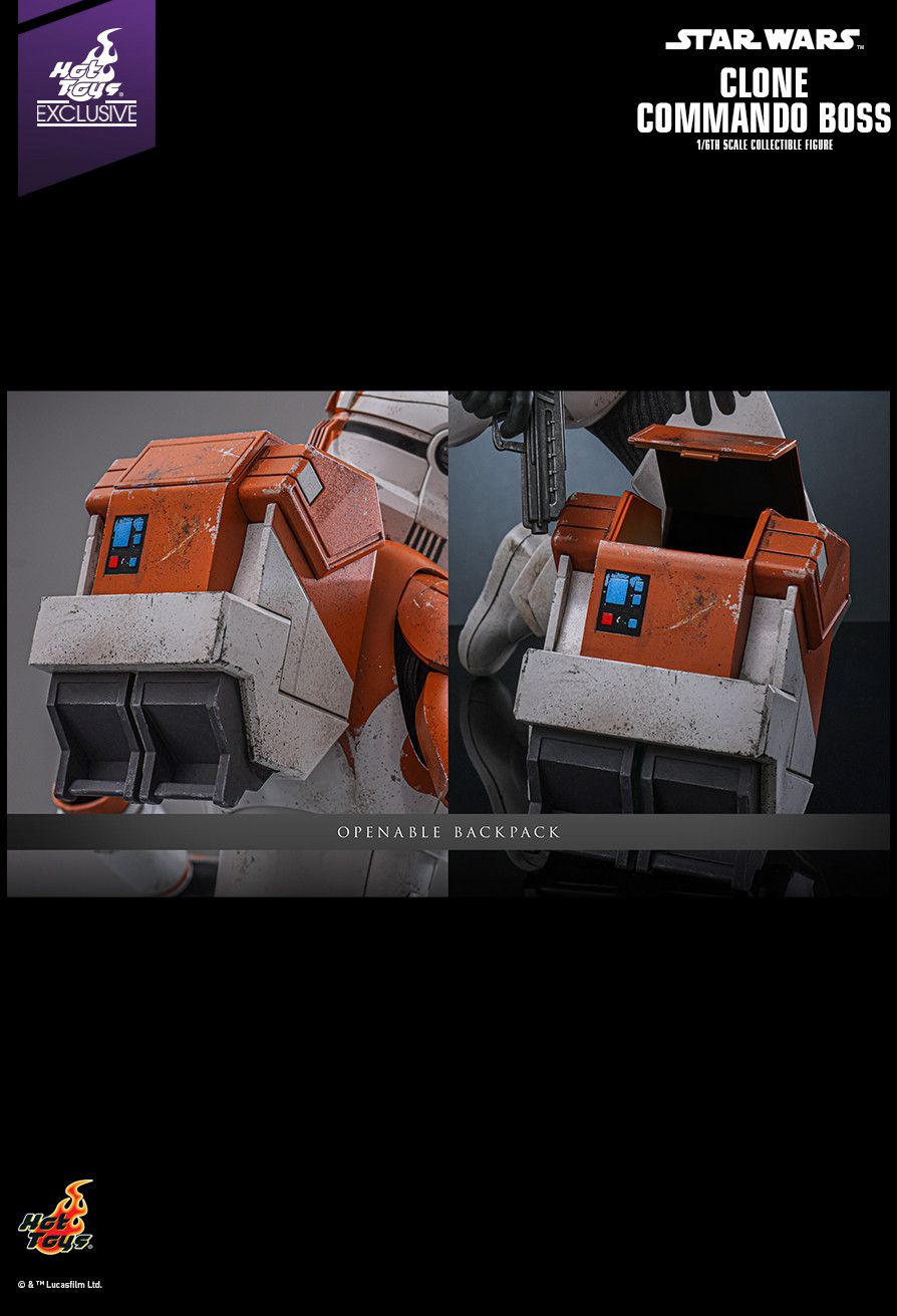 Hot Toys TMS151 - Star Wars : The Clone War - Clone Commando Boss
