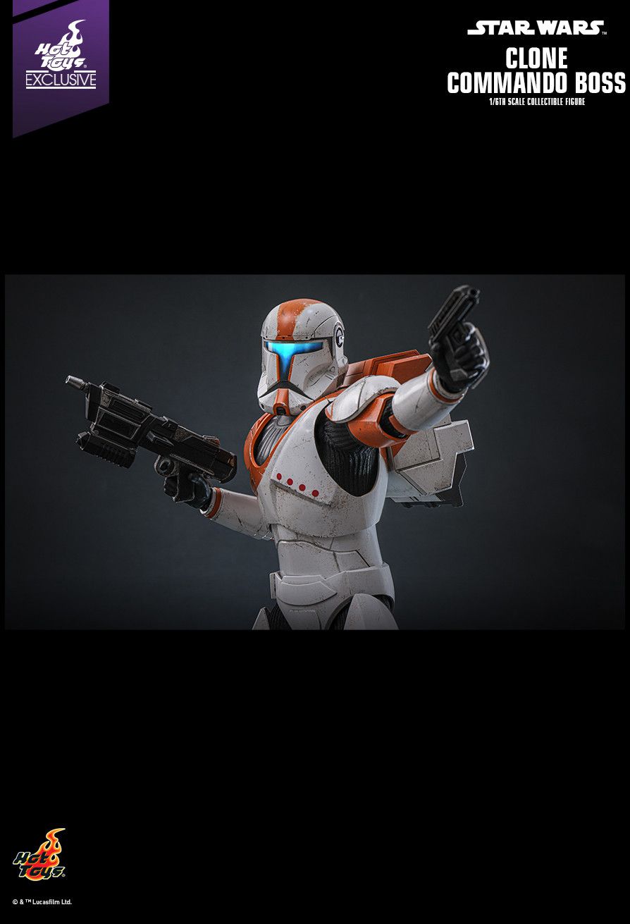 Hot Toys TMS151 - Star Wars : The Clone War - Clone Commando Boss