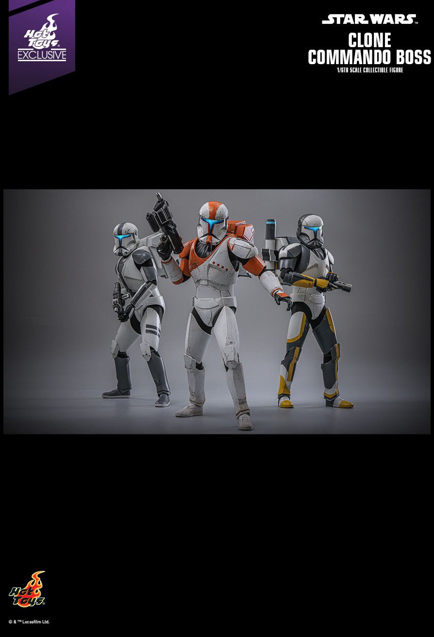 Hot Toys TMS151 - Star Wars : The Clone War - Clone Commando Boss
