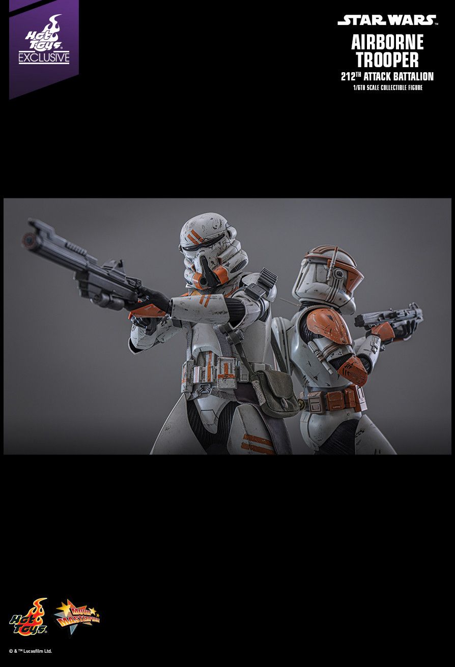 Hot Toys MMS794 - Star Wars : Revenge Of The Sith - Airborne Trooper 212TH Attack Battalion
