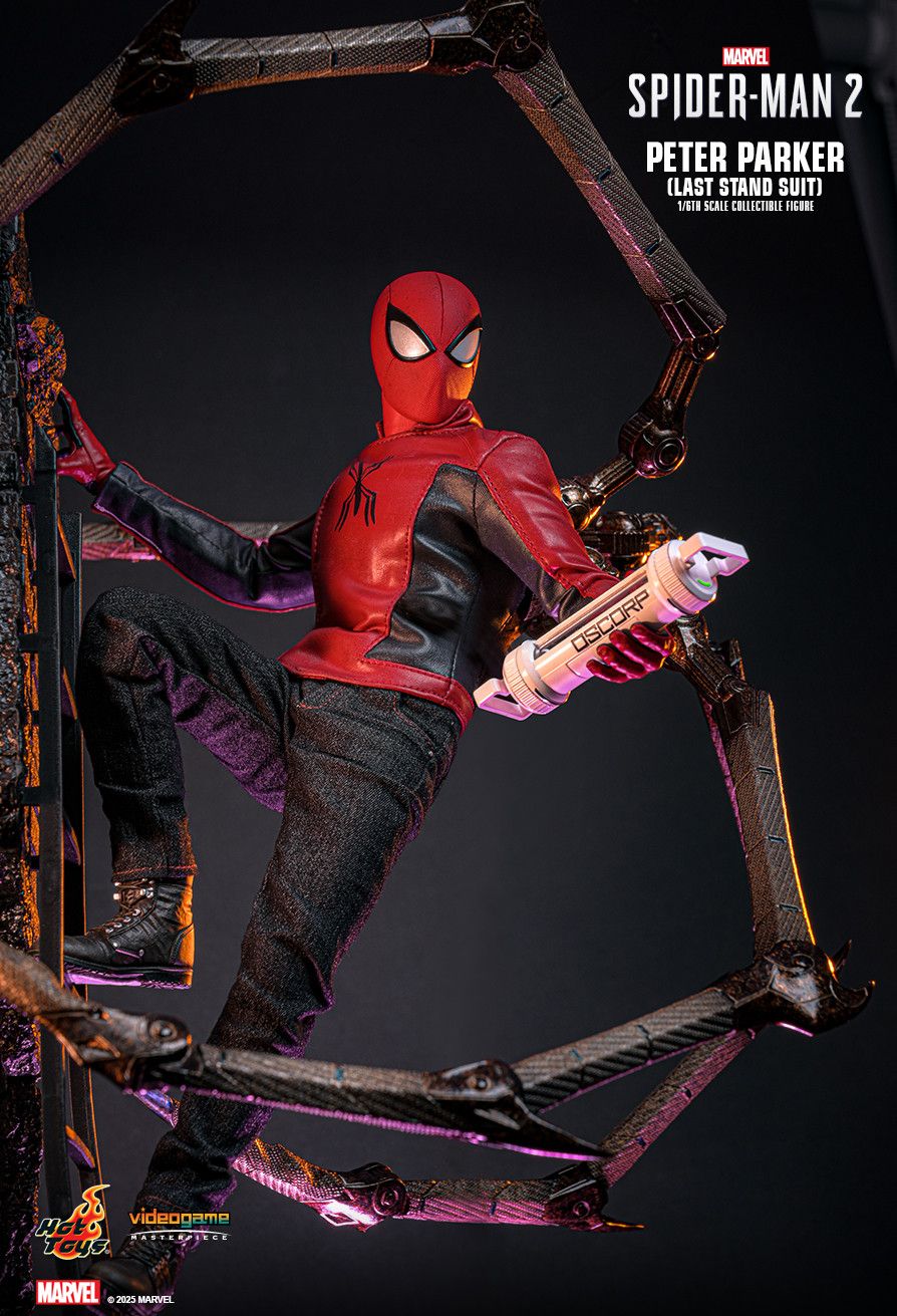 Hot Toys VGM71 - Marvel's Spider Man 2 - Peter Parker Last Stand Suit