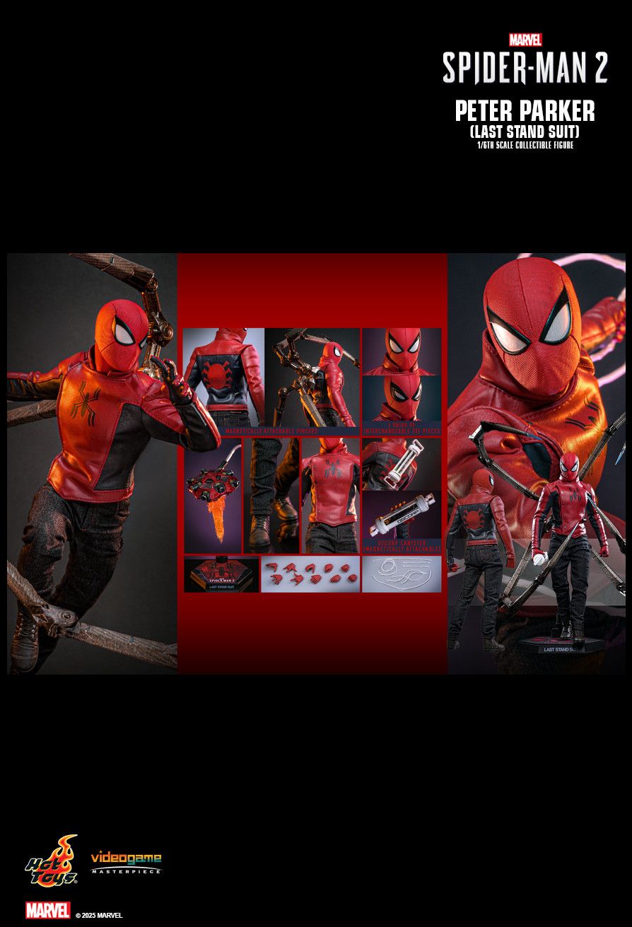 Hot Toys VGM71 - Marvel's Spider Man 2 - Peter Parker Last Stand Suit
