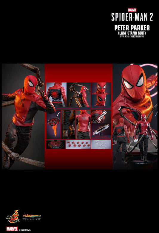 Hot Toys VGM71 - Marvel's Spider Man 2 - Peter Parker Last Stand Suit