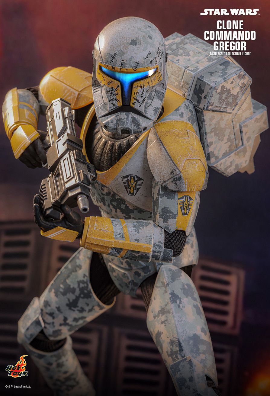 Hot Toys TMS155 - Star Wars : The Clone Wars - Clone Commando Gregor 【Pre-Order】