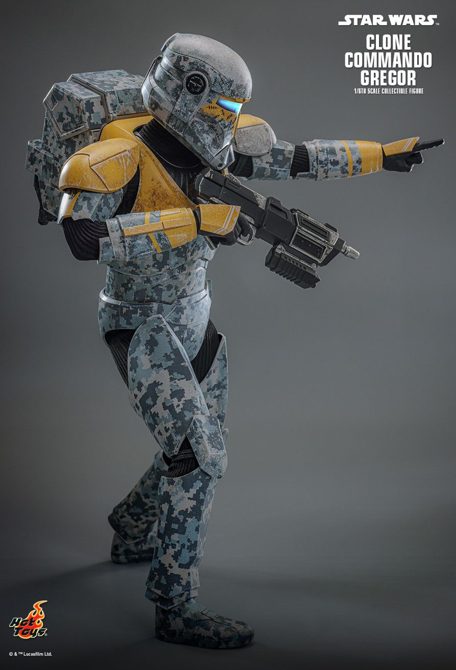 Hot Toys TMS155 - Star Wars : The Clone Wars - Clone Commando Gregor 【Pre-Order】