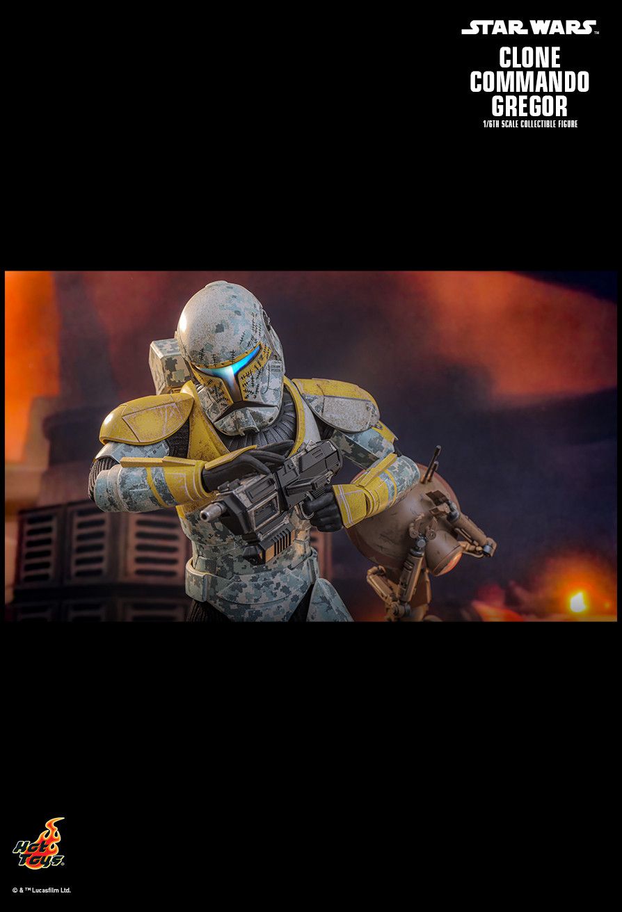 Hot Toys TMS155 - Star Wars : The Clone Wars - Clone Commando Gregor 【Pre-Order】