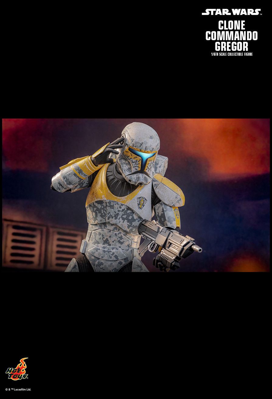 Hot Toys TMS155 - Star Wars : The Clone Wars - Clone Commando Gregor 【Pre-Order】