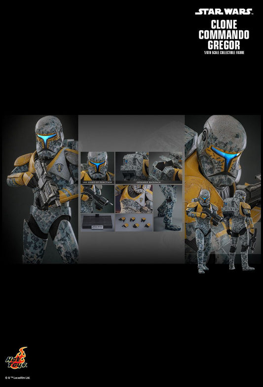 Hot Toys TMS155 - Star Wars : The Clone Wars - Clone Commando Gregor 【Pre-Order】