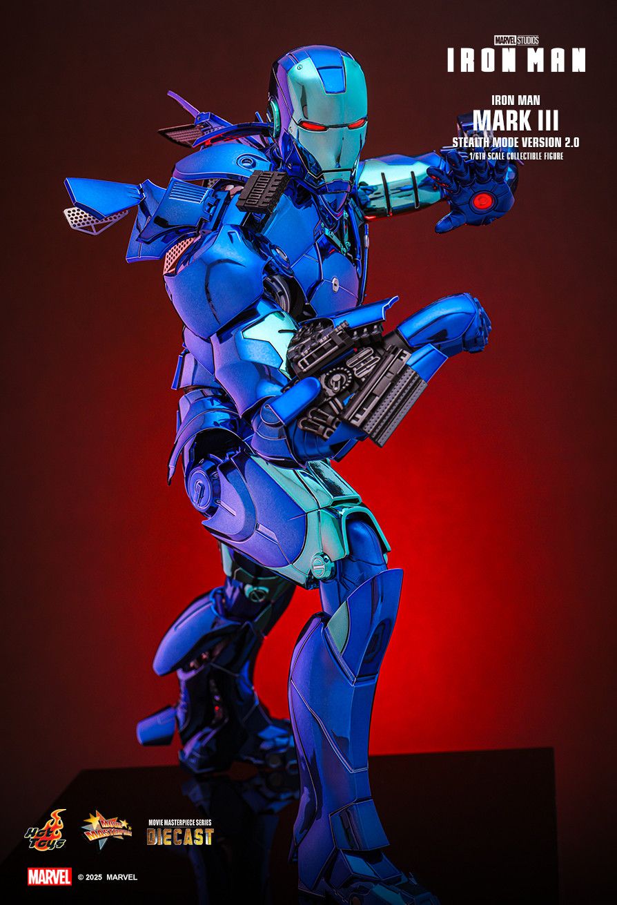 Hot Toys MMS814 - Marvel Comics - Iron Man - Iron Man Mark III Stealth Mode Version 【Pre-Order】