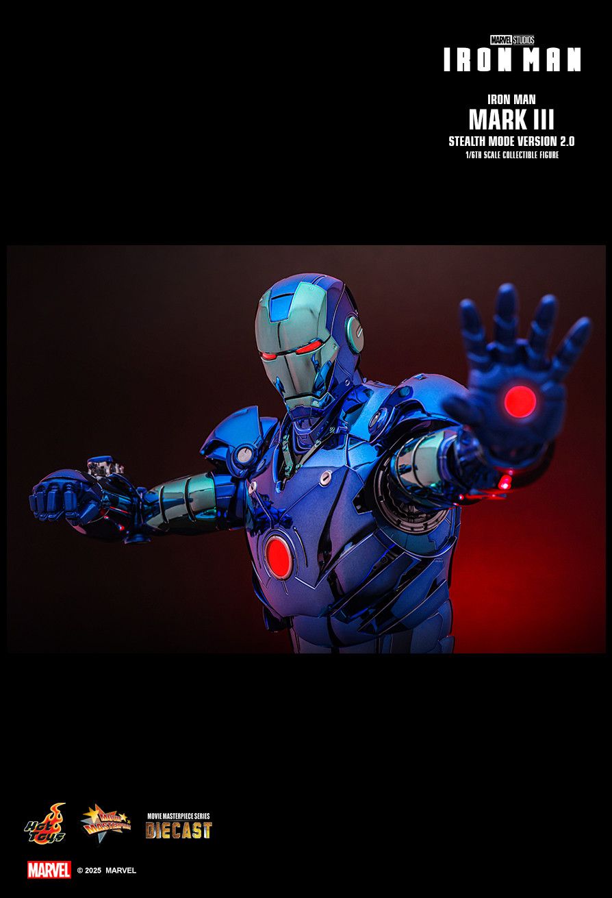 Hot Toys MMS814 - Marvel Comics - Iron Man - Iron Man Mark III Stealth Mode Version 【Pre-Order】