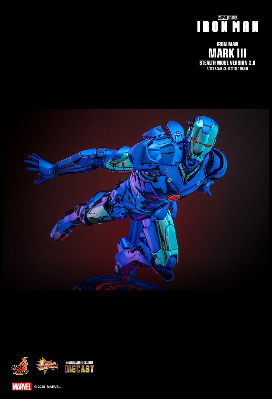 Hot Toys MMS814 - Marvel Comics - Iron Man - Iron Man Mark III Stealth Mode Version 【Pre-Order】