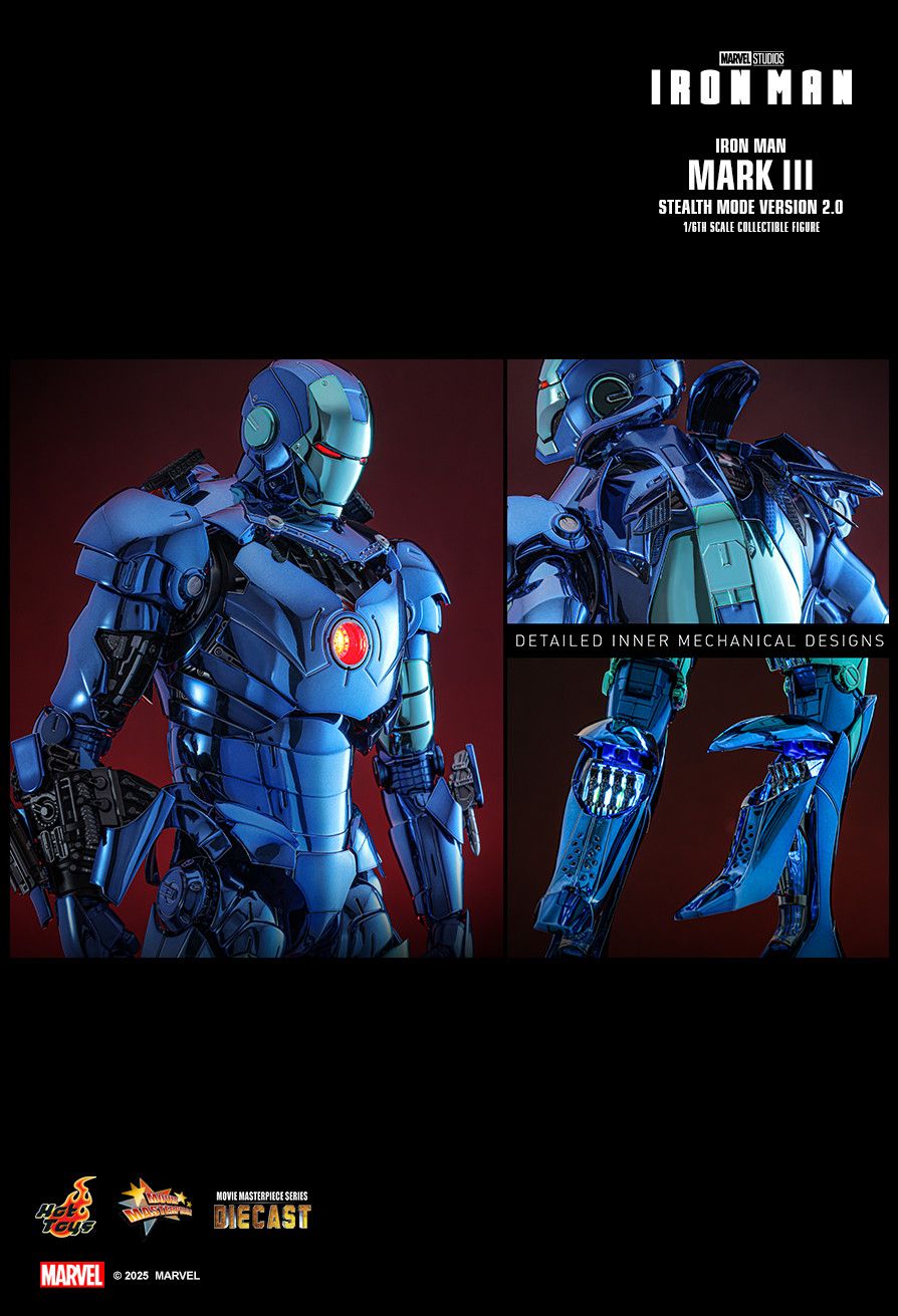 Hot Toys MMS814 - Marvel Comics - Iron Man - Iron Man Mark III Stealth Mode Version 【Pre-Order】