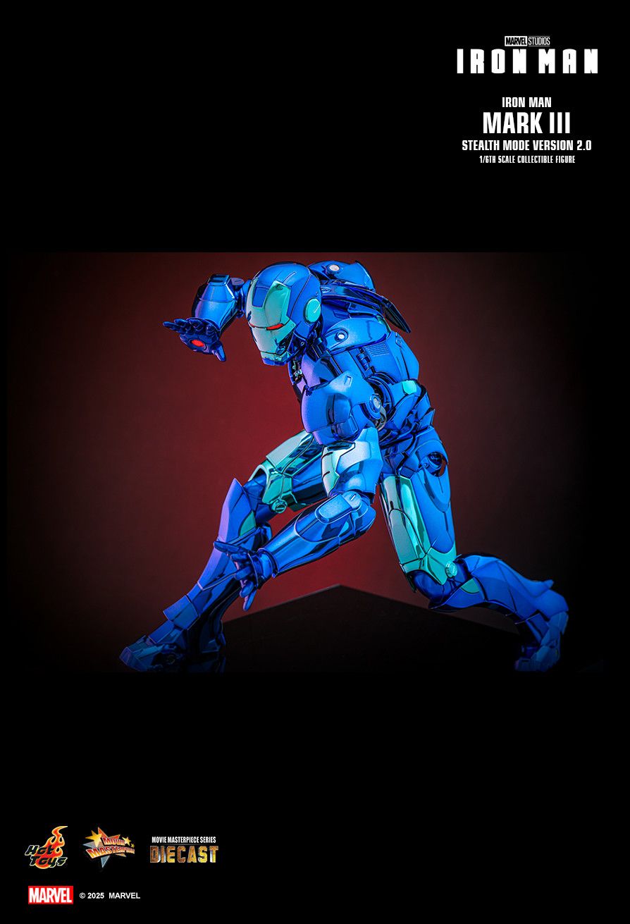 Hot Toys MMS814 - Marvel Comics - Iron Man - Iron Man Mark III Stealth Mode Version 【Pre-Order】