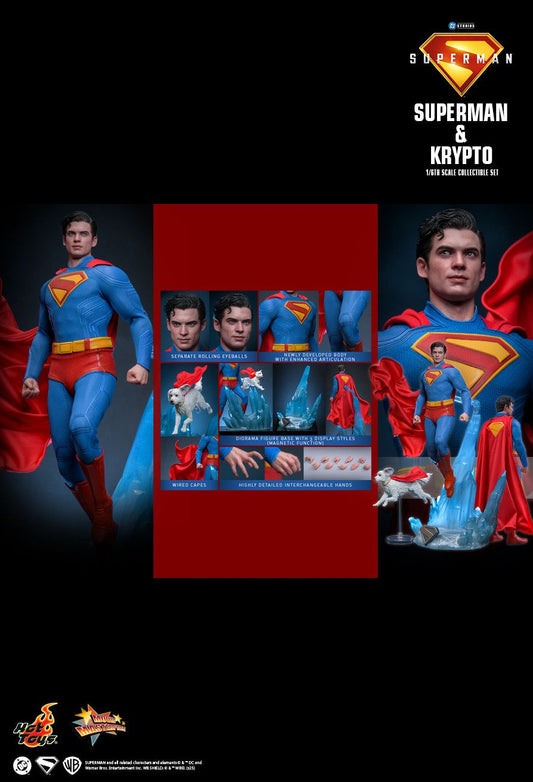 Hot Toys MMS812 - DC Comics - Superman - Superman & Krypto 【Pre-Order】