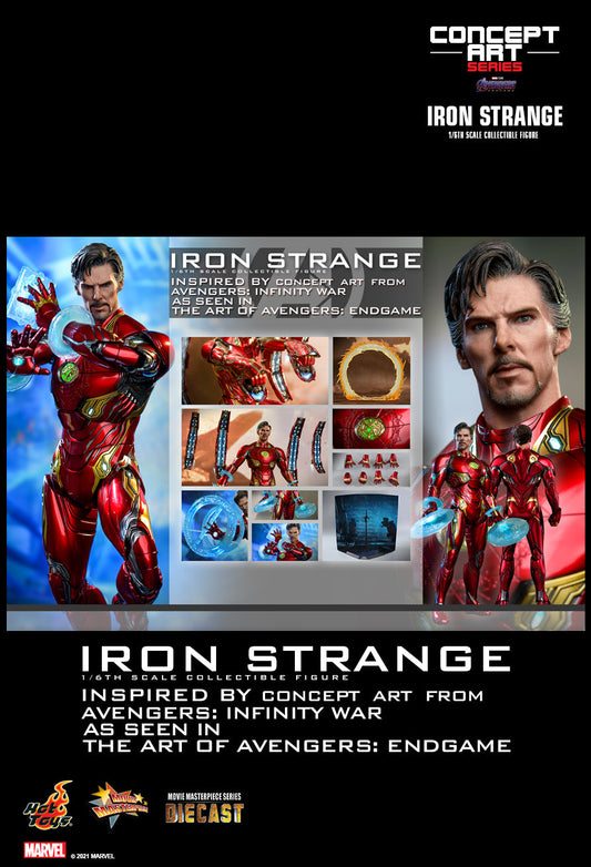 Hot Toys MMS606D41 - Marvel Comics  - Avengers : EndGame - Iron Strange Standard Version